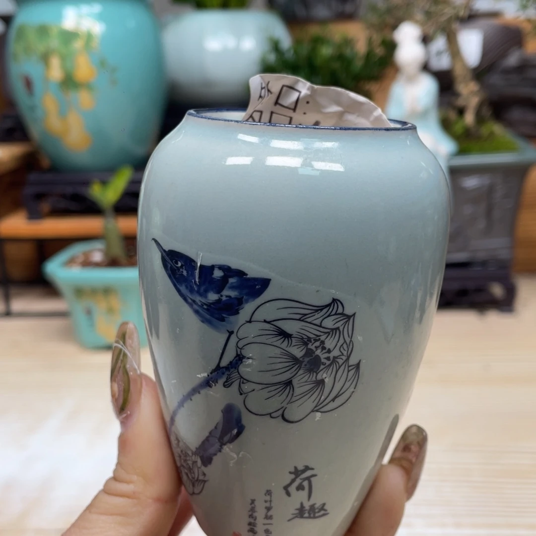 紫砂花盆陶瓷艺术花盆陶瓷