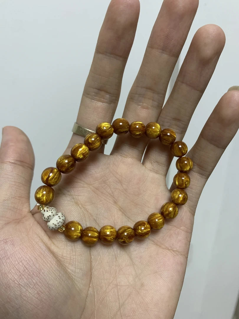 金丝楠葫芦单圈手串（无礼盒）