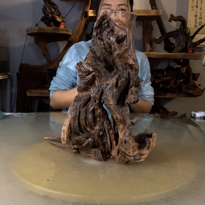 遇****天然的云南紫柚木会黄水