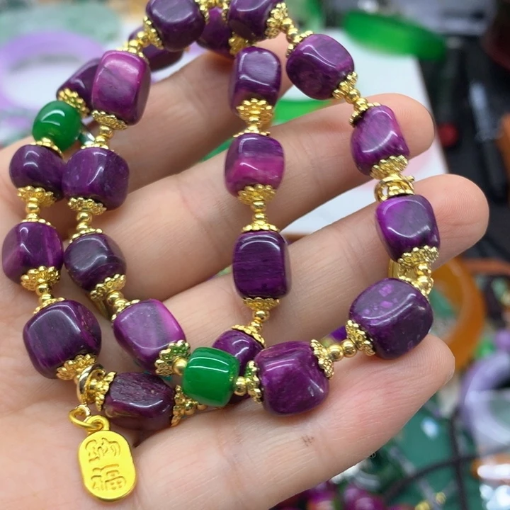 苏纪石（舒俱来）合金颈饰吊坠