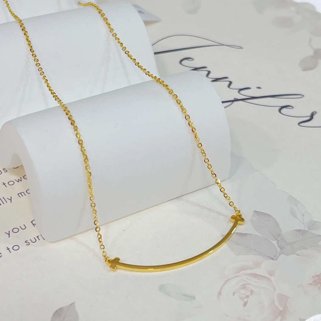 5G工艺【大号笑脸黄金套链】足金999