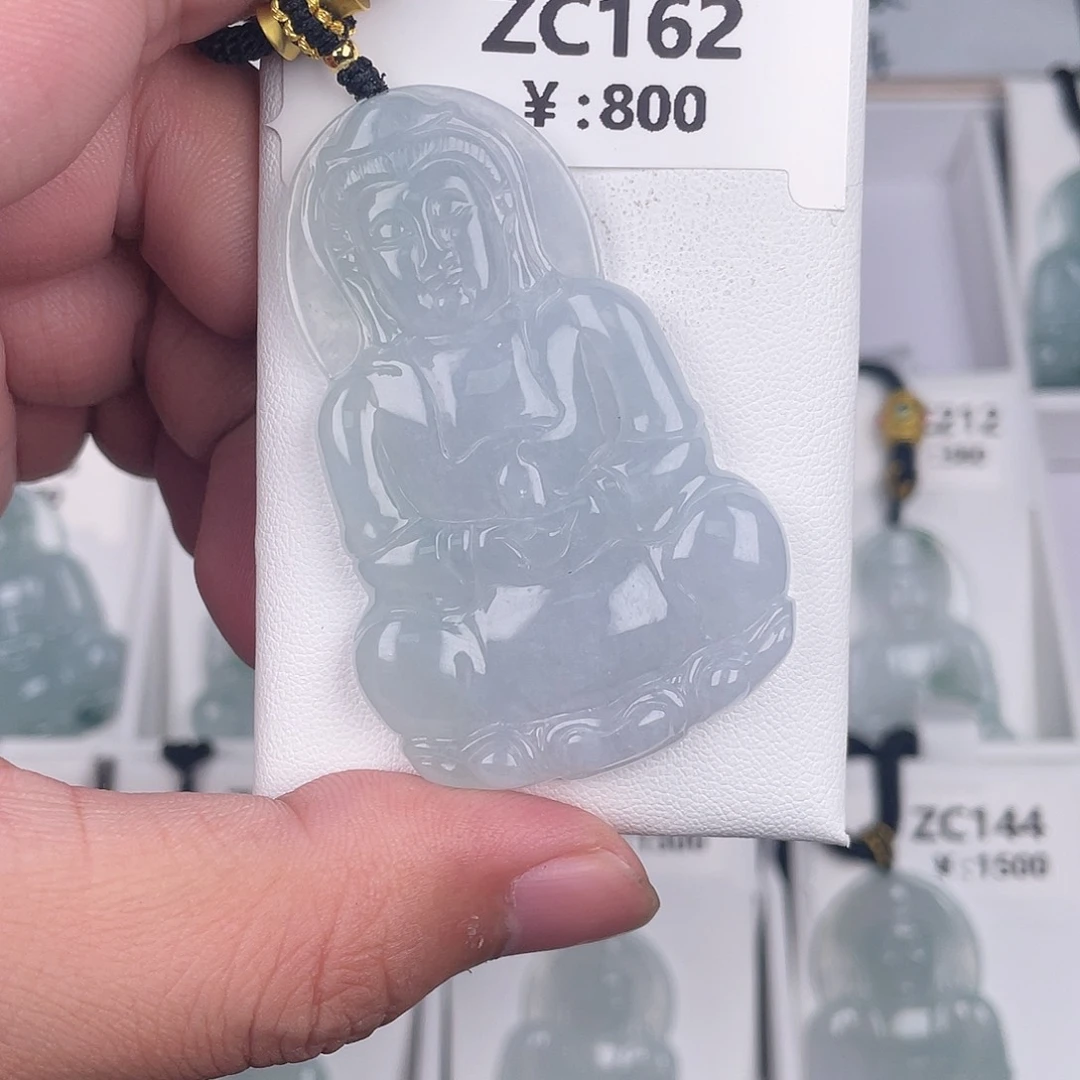 翡翠未镶嵌颈饰zc162