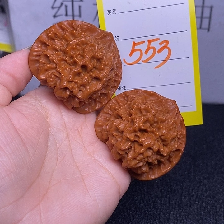 文玩核桃把件553/47官帽