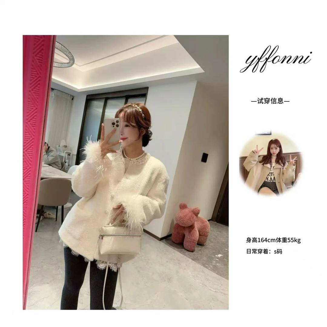 【YFONI】七里香暗纹绣花~新年外套