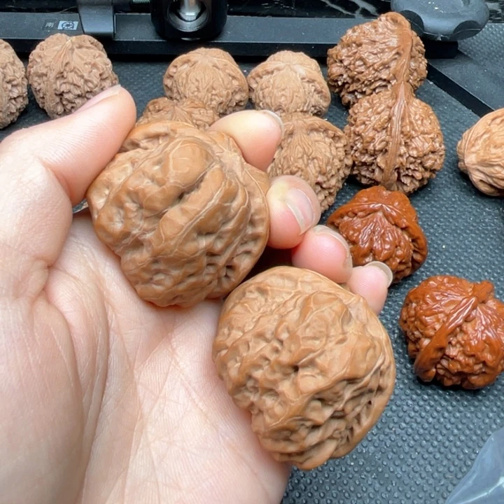 核桃手串/手链凡**物蛤蟆头40尺全品无修尖有黄