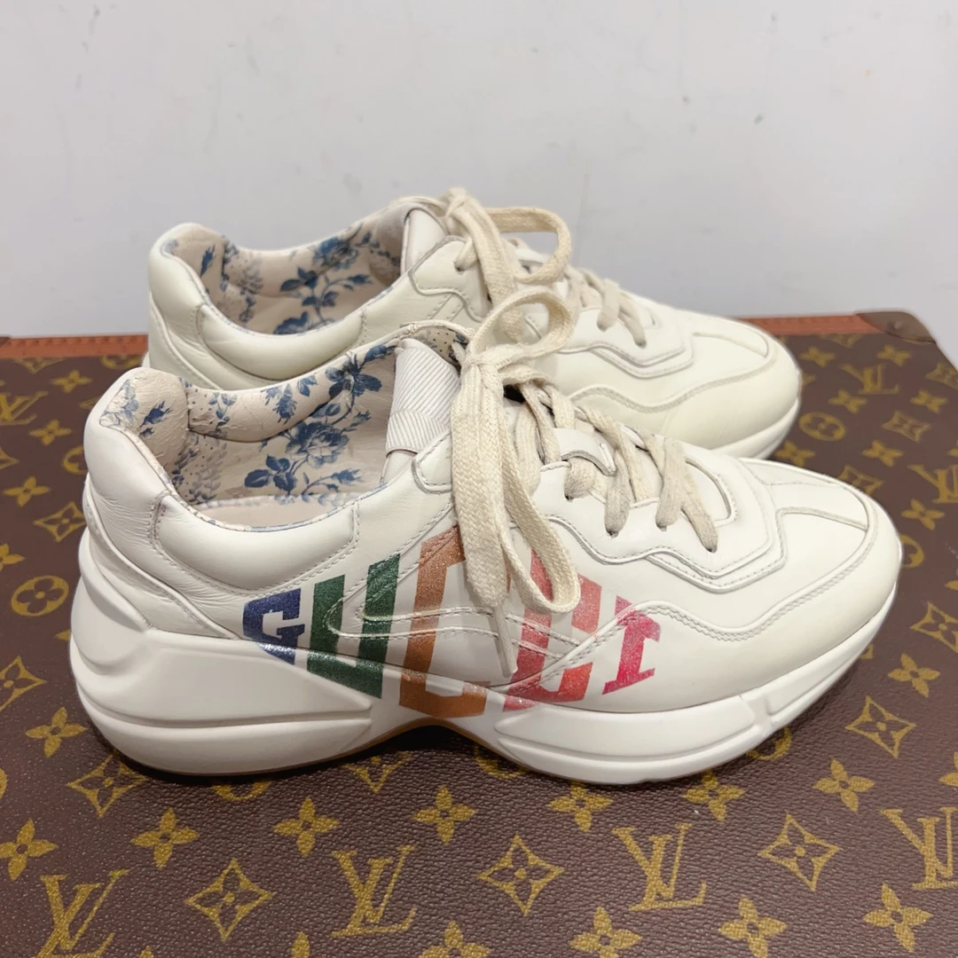 99新 GUCCI/古驰 安洁利严选老爹鞋 尺码36成色看直播GSS20984