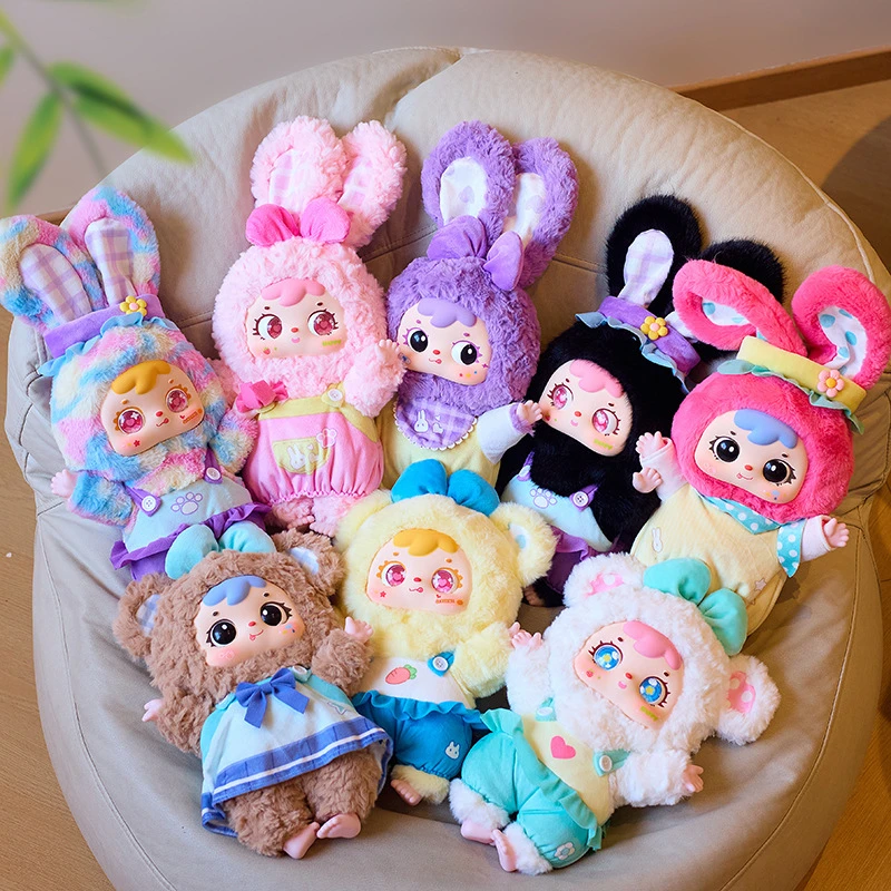 三小毛小熊小兔的欢乐野餐毛绒玩偶新开亏米做福利