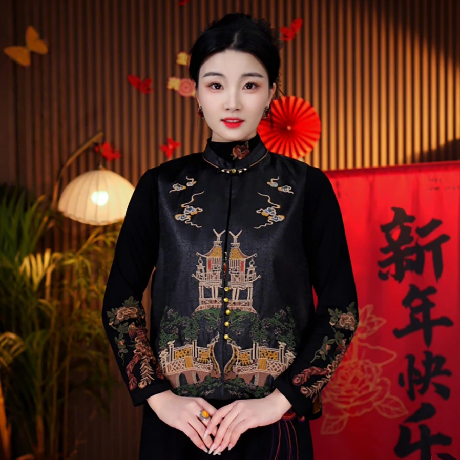 [河图]晴晴高定双面双穿国风马甲