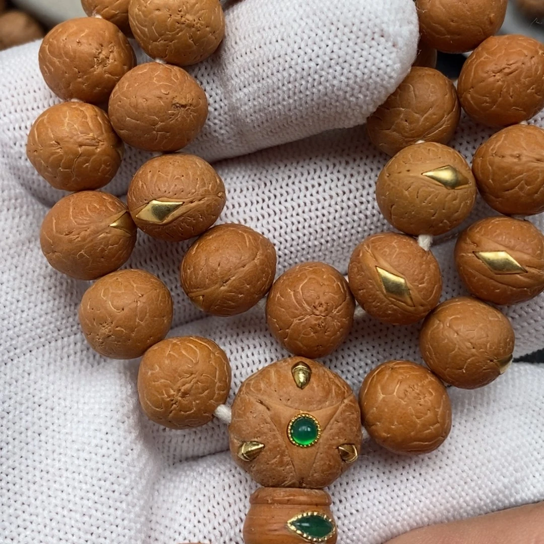 凤眼菩提手串飞碟镶嵌慈悲眼12mm27颗