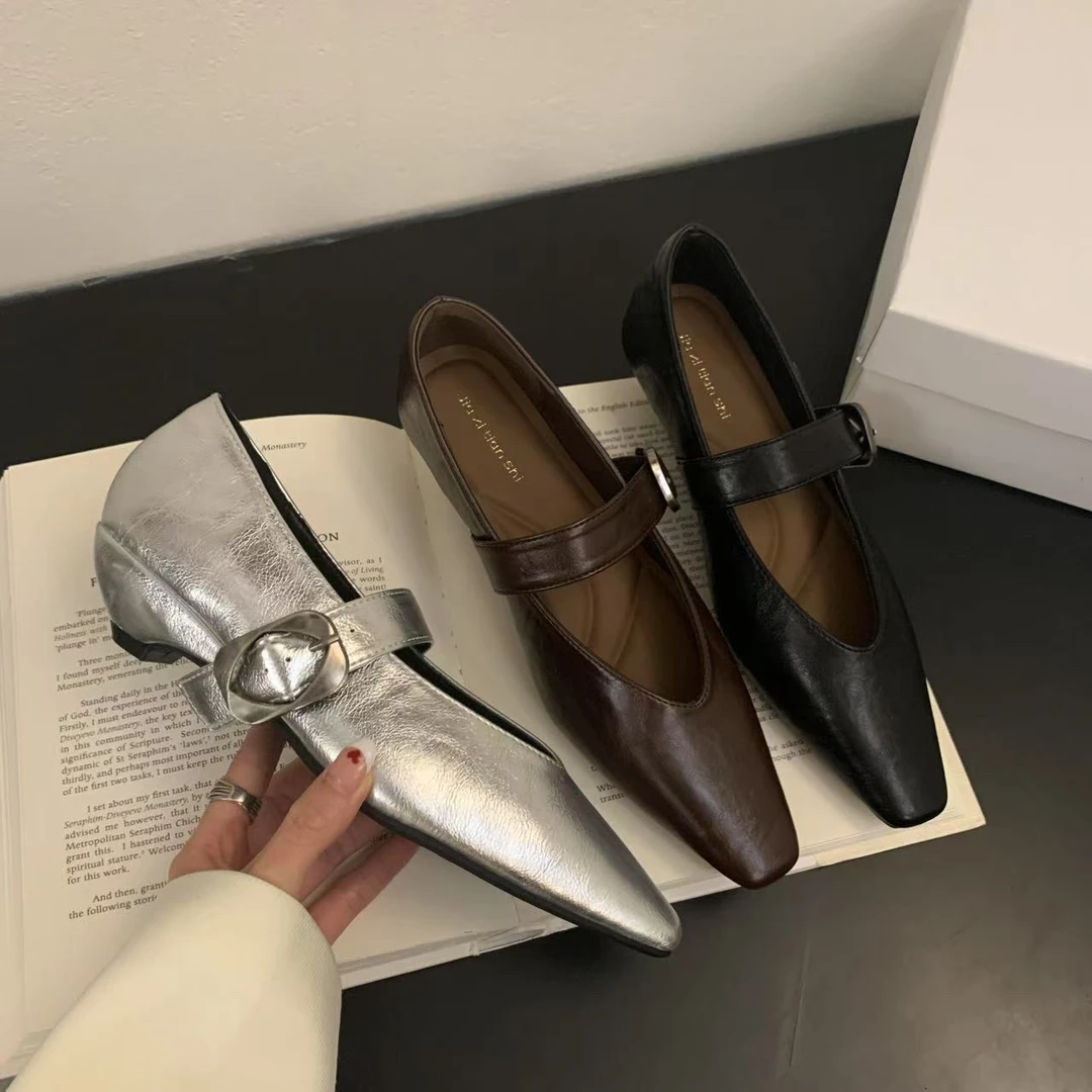 673-1主推气质百搭时尚爆款春季新款日常平跟女鞋单鞋