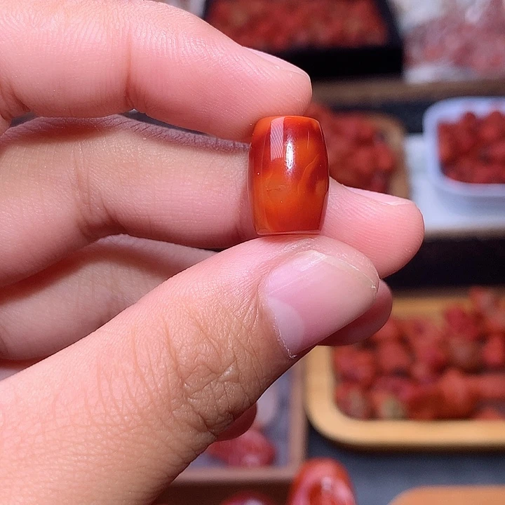 南红玛瑙未镶嵌南红桶珠