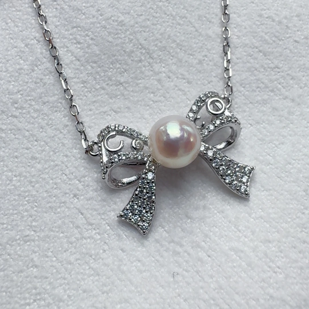 海水珍珠颈饰银S925镶嵌@@yx257