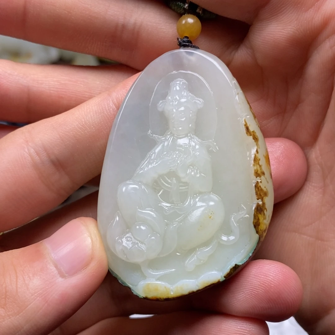 和田玉未镶嵌摆件