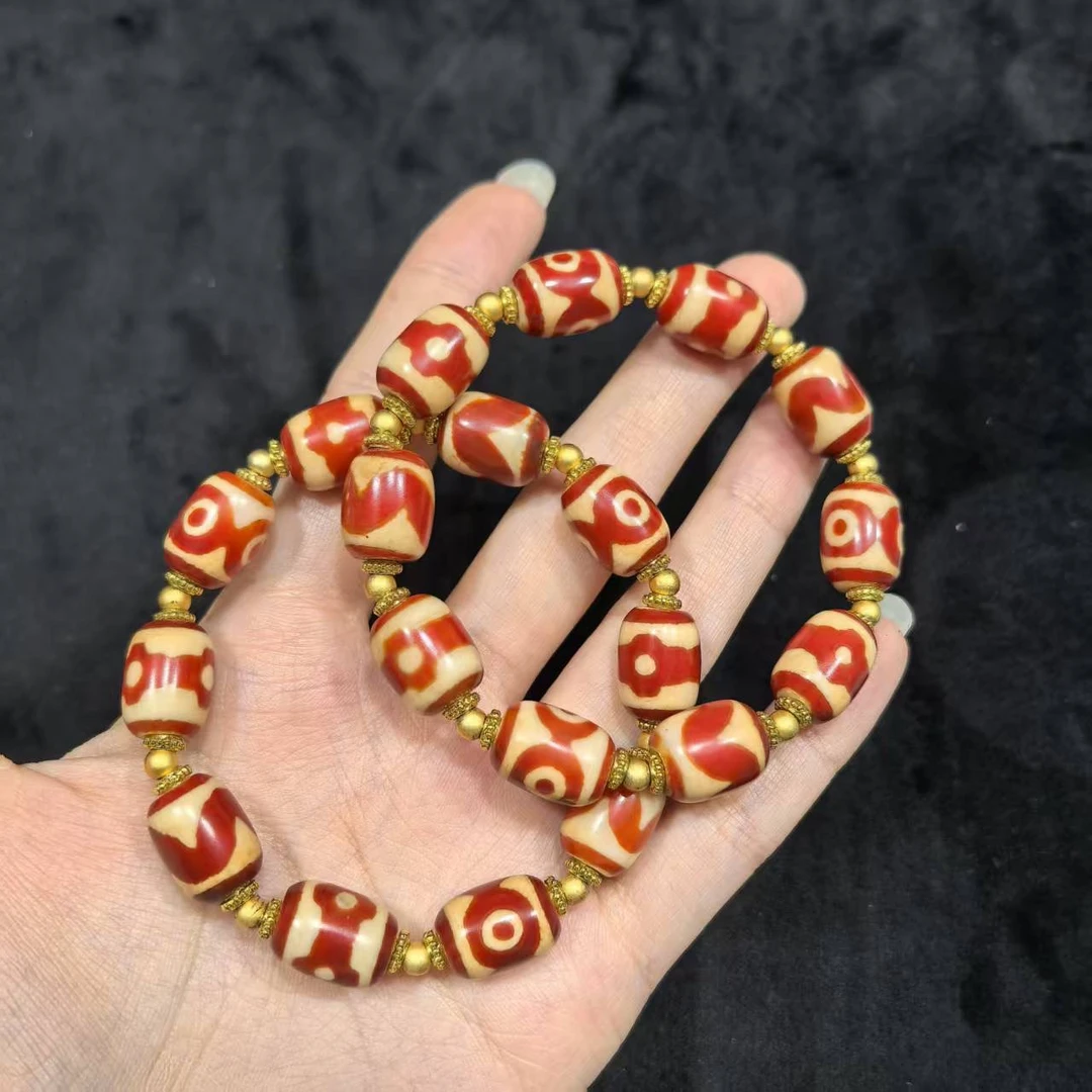 H26795-玛瑙diy手串（多宝）-多样性发其一-10*13mm