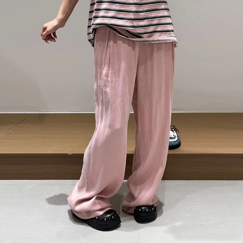 FIZZFLY | 25设计师品牌新款 25SS夏季时尚纯色直筒阔腿休闲裤