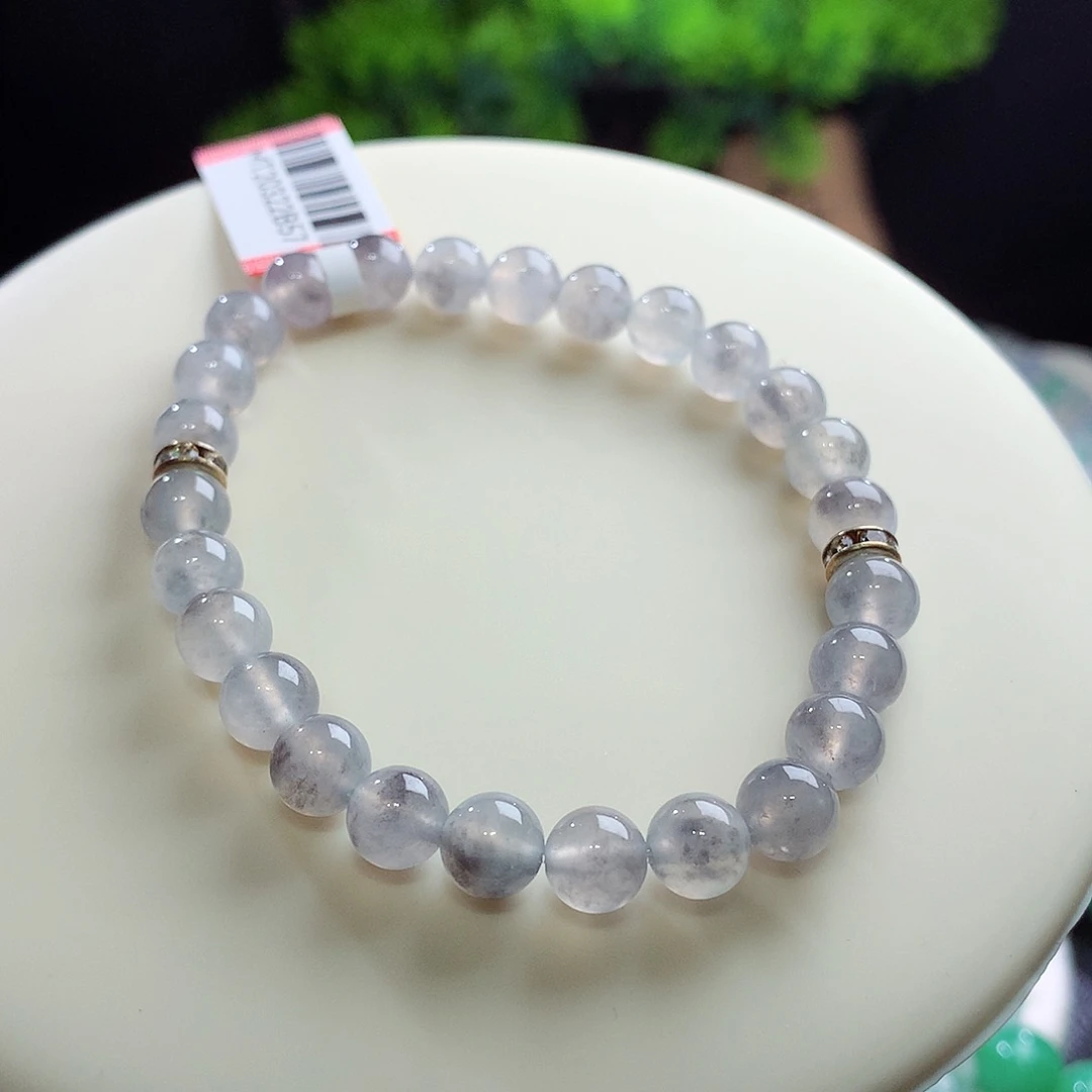 未镶嵌手串翡翠卡7mm