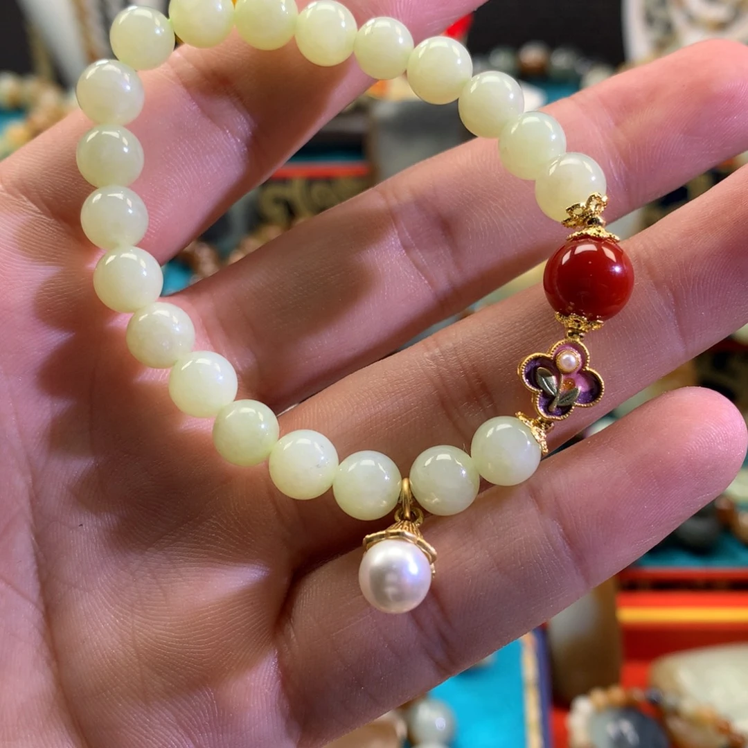 和田玉（糖玉）未镶嵌手链