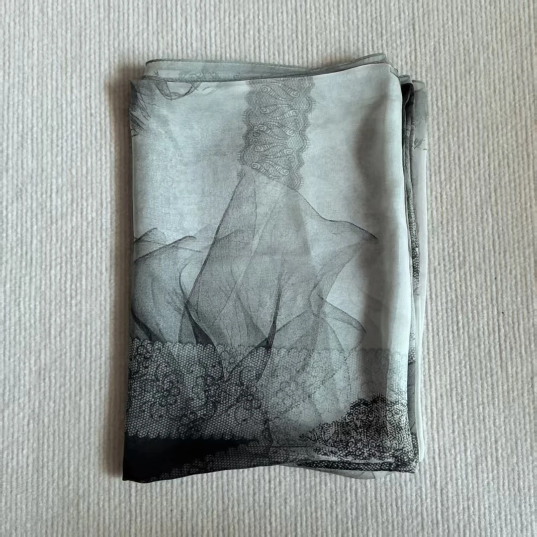 紫姑姑/真丝长巾搭配必备时尚单品21-1228-KQ