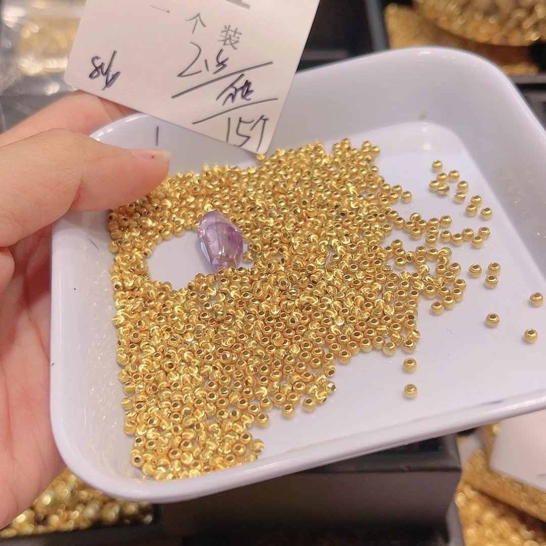 紫晶珠宝半成品银S925镀金镶嵌31