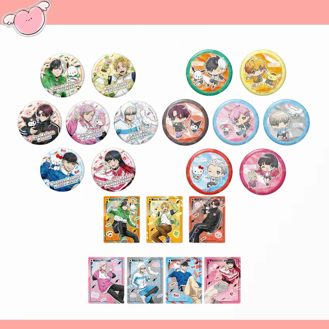 防风铃 三丽鸥联动二弹吧唧&亚克力小卡&特典明信片