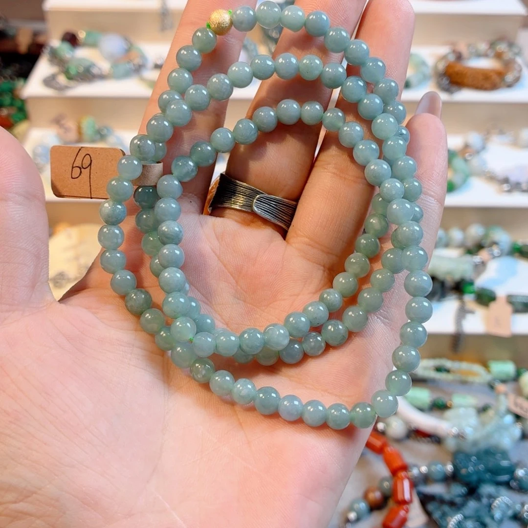 未镶嵌手链翡翠手串