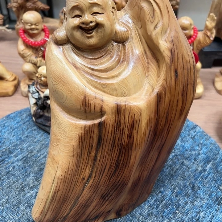 柏木太行崖柏手把摆件