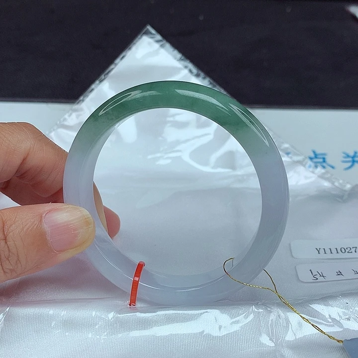 翡翠手镯未镶嵌54圈1027
