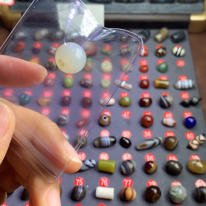 未镶嵌玛瑙/玉髓珠宝半成品藏*