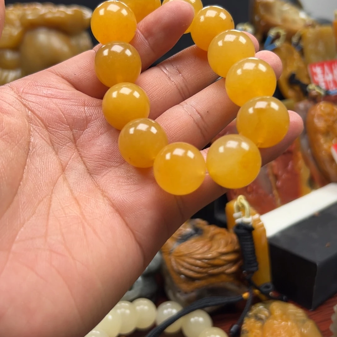 石英质玉（黄龙玉）未镶嵌黄龙玉