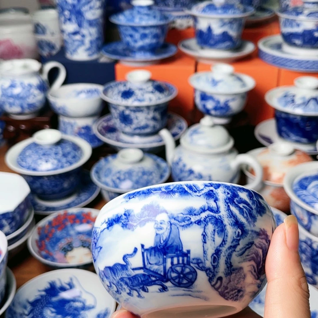 【闪购商品】杯海****】全手工手绘景德镇