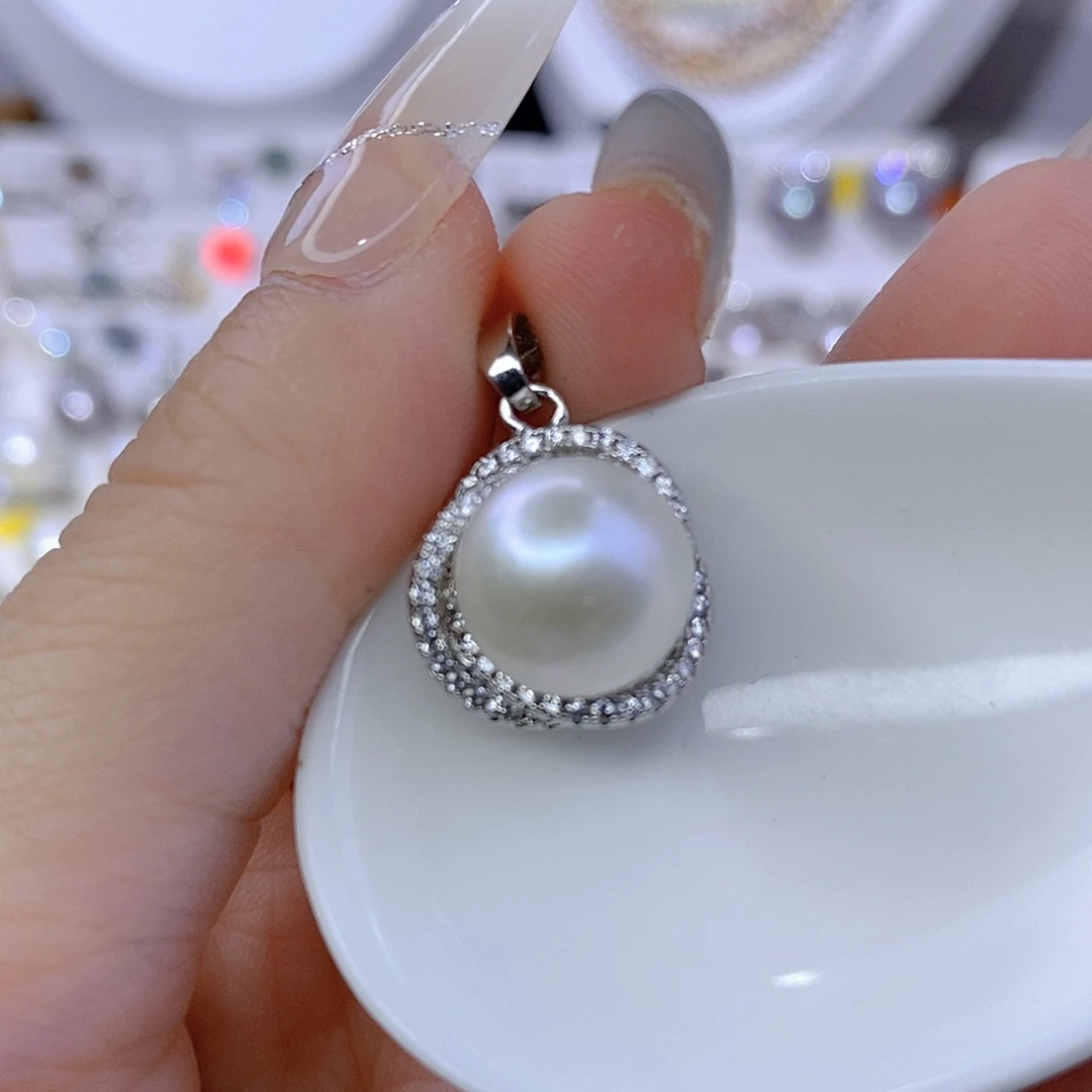颈饰合金淡水珍珠