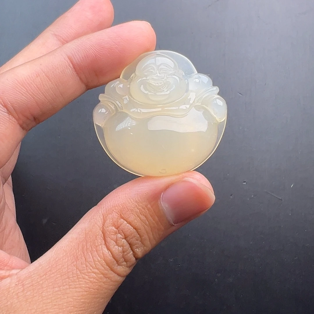 石英质玉（黄龙玉）未镶嵌颈饰