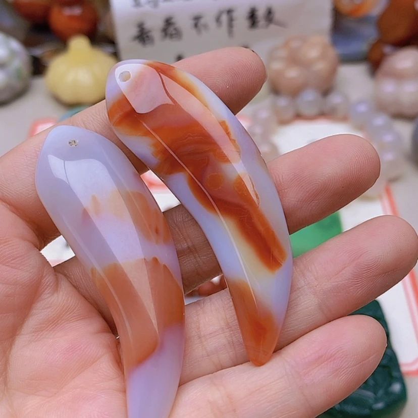 【闪购商品】未镶嵌玛瑙/玉髓珠宝半成品美***忆