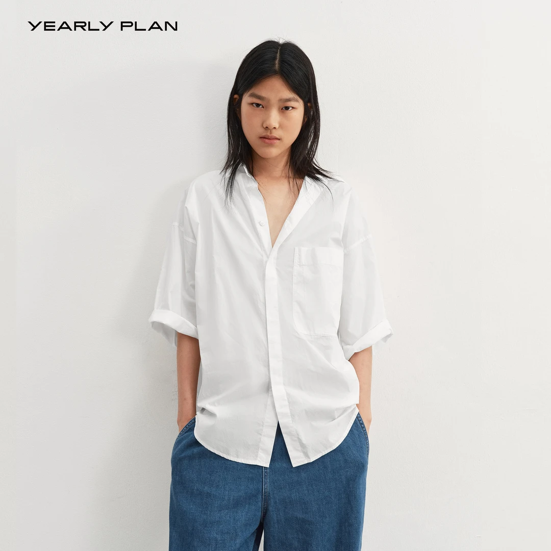 YEARLY PLAN 2025夏 舒适随性自在百搭宽松剪裁衬衫 3164