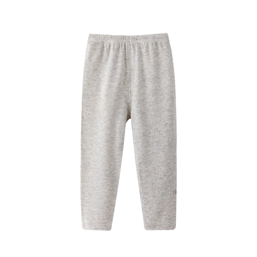 女中小童裤子儿童金色皇冠打底裤RQ601