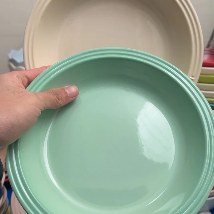 微瑕2个8英寸草帽盘