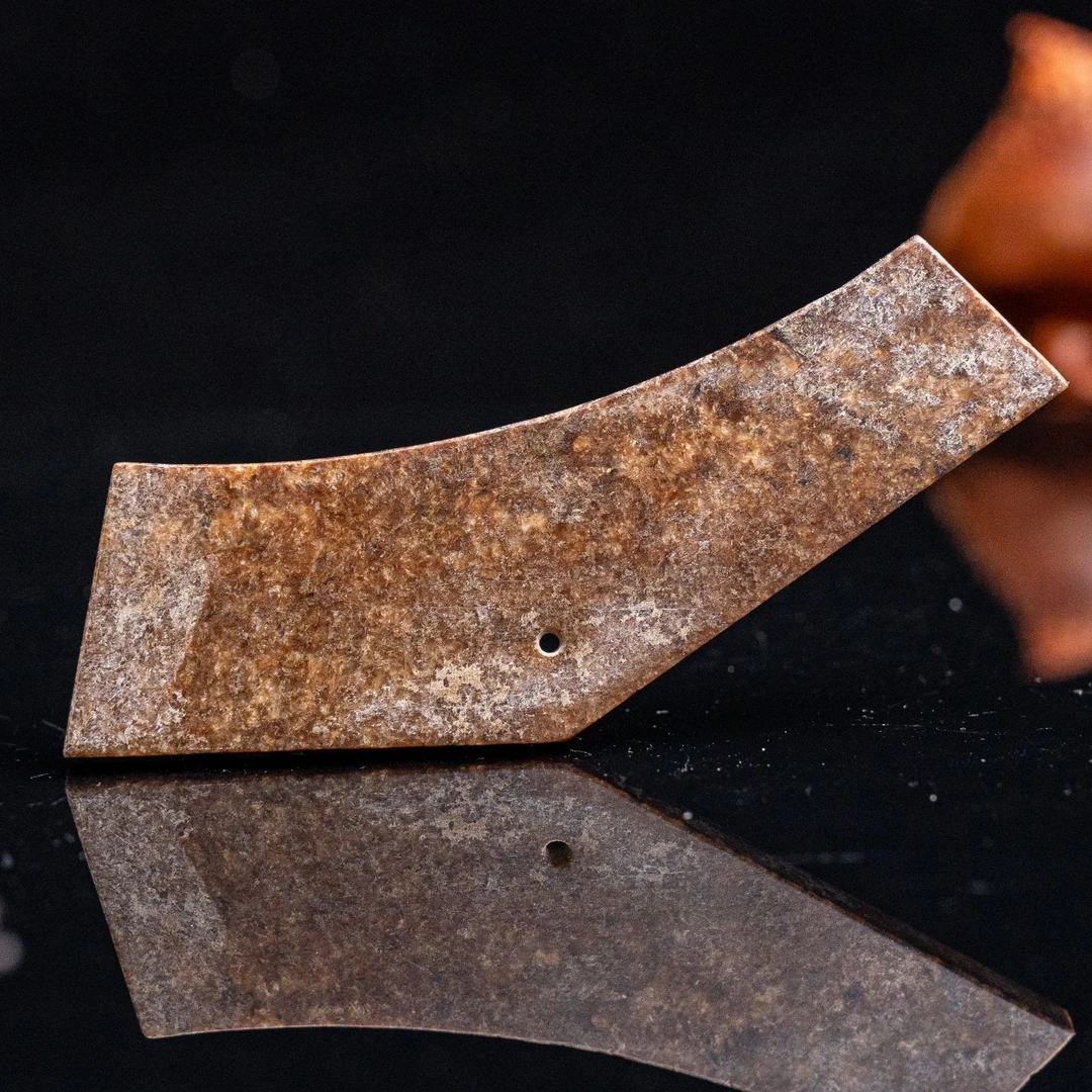 明代和田玉玉罄饰件-CS