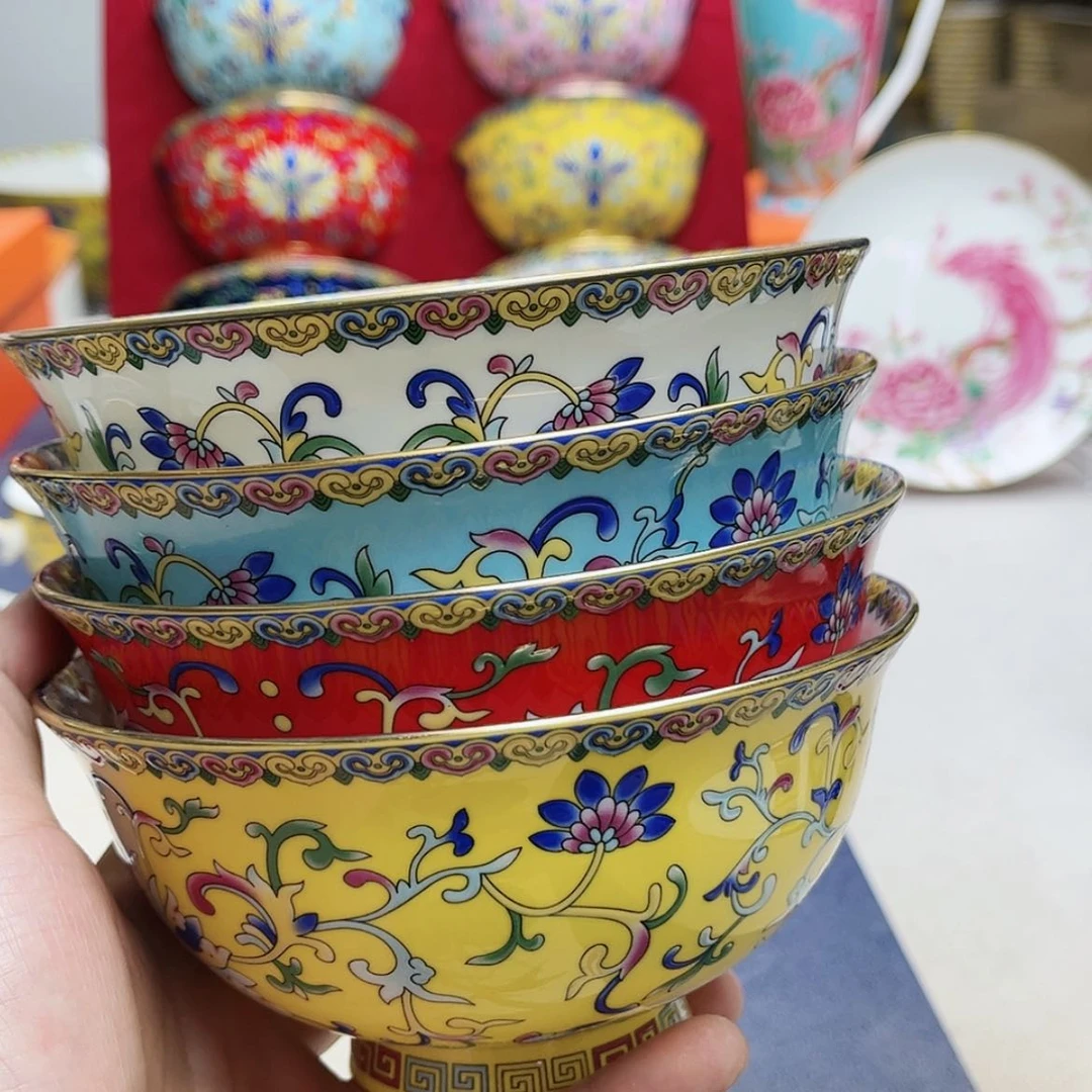 【闪购商品】珐琅6英寸碗4个………