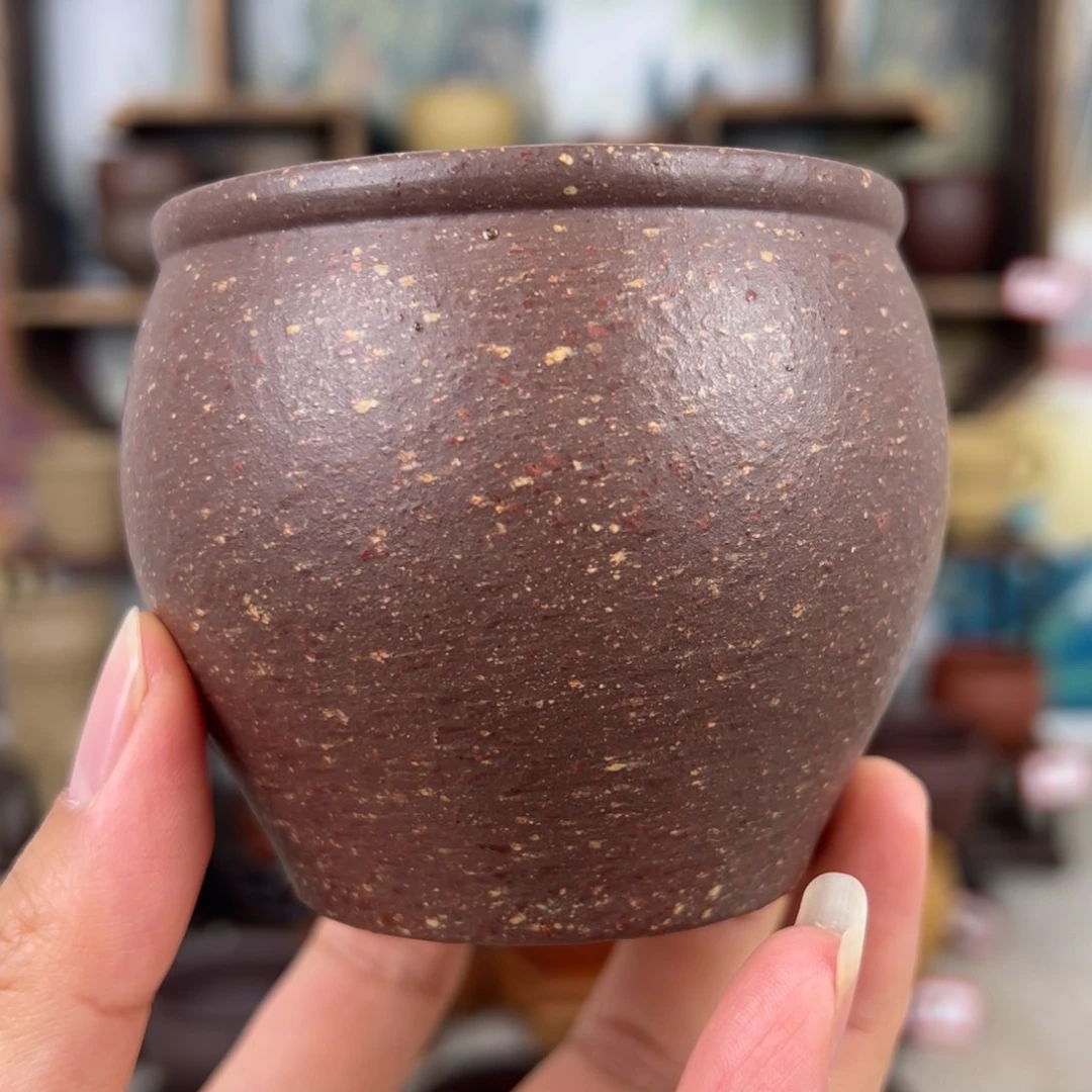 紫砂茶杯拙器甄选，纯原本矿。