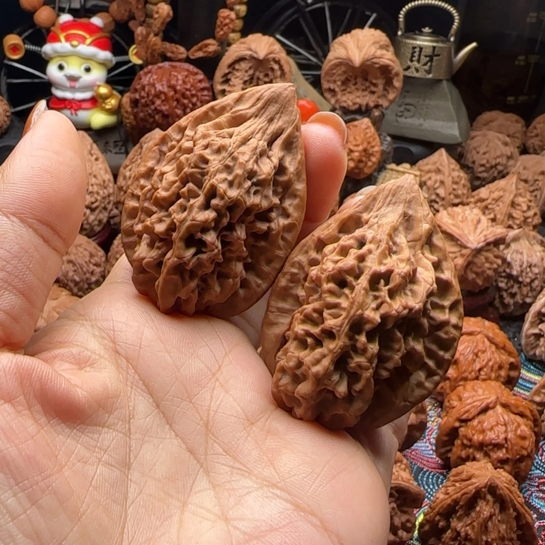 把件文玩核桃全品剑齿虎38高57