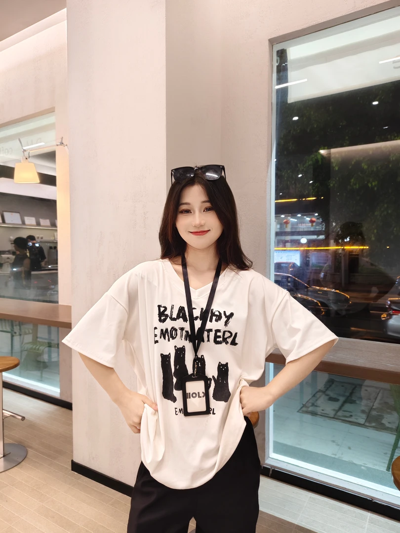 【苏苏短袖合集】蝴蝶结设计感褶皱破洞短袖T恤辣妹小众百搭上衣