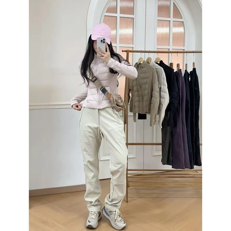 运动户外登山裤男女同款休闲宽松软壳防泼水适合徒步登山666