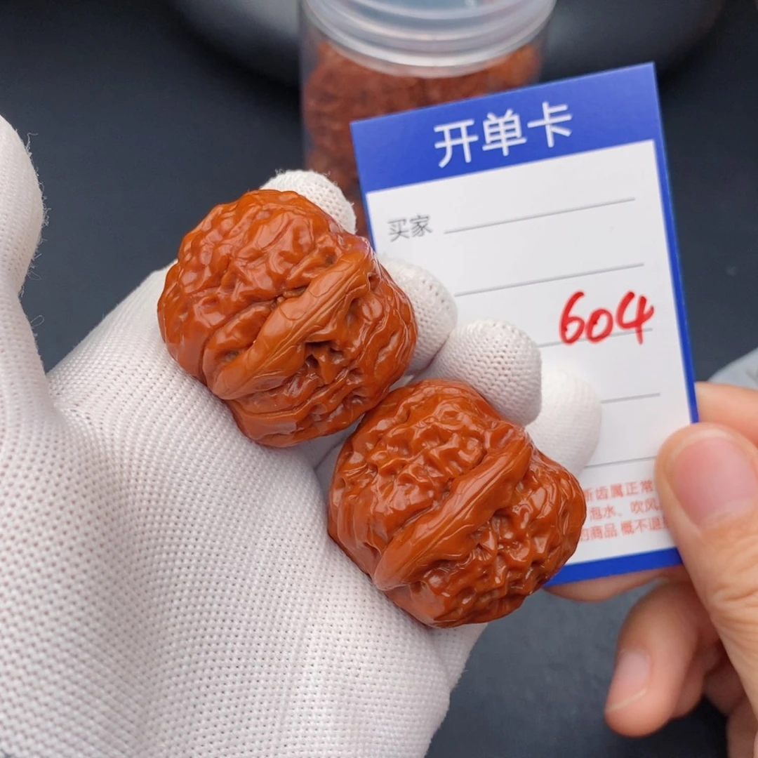 文玩核桃把件35甲骨文604