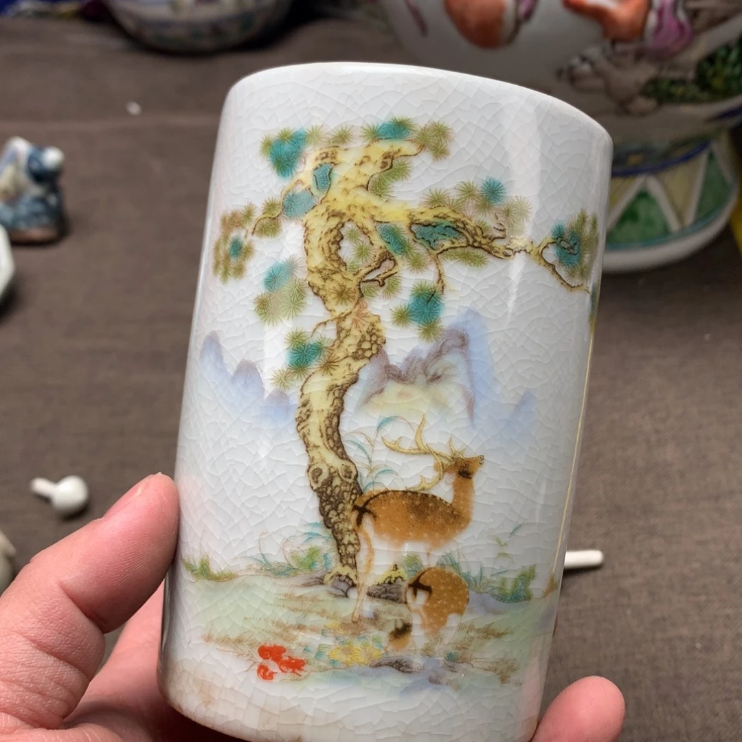 摆件段泥旧藏瓷器旧藏瓷器