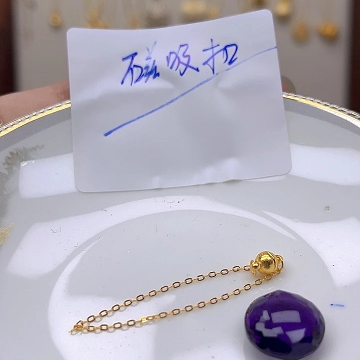 银S925镶嵌颈饰紫晶紫晶925镶嵌27