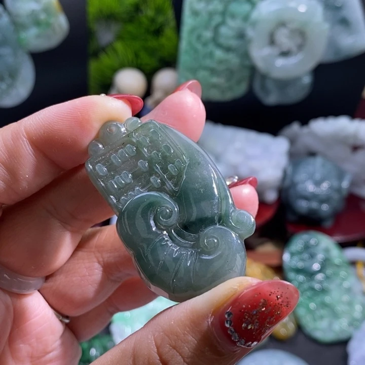 【闪购商品】颈饰未镶嵌翡翠算盘