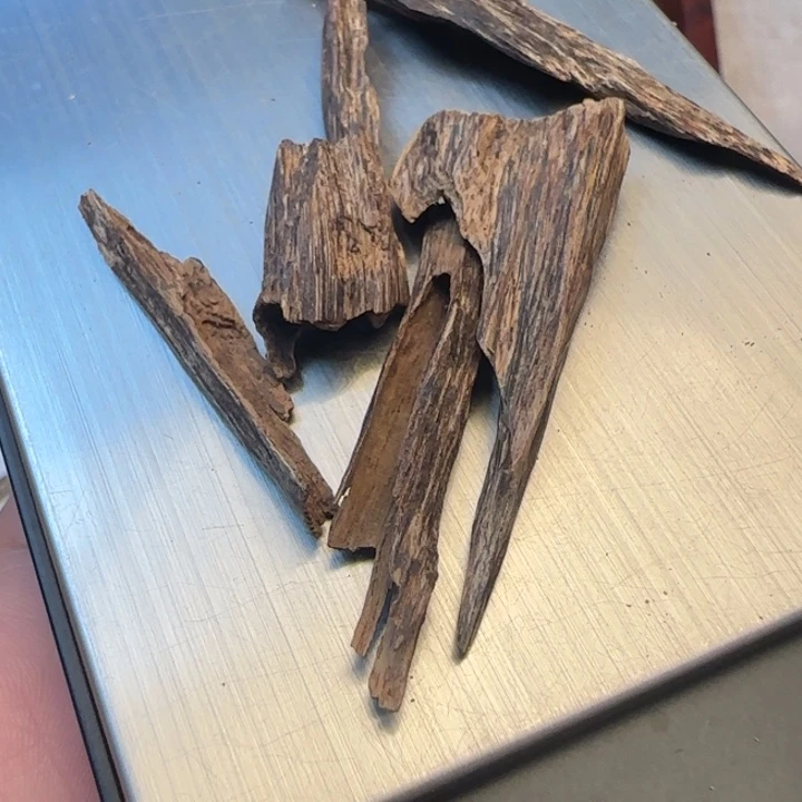 沉香摆件惠州树心虫漏2克