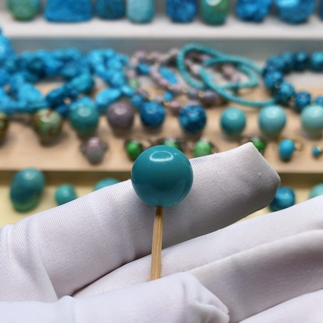 未镶嵌绿松石珠宝奇石