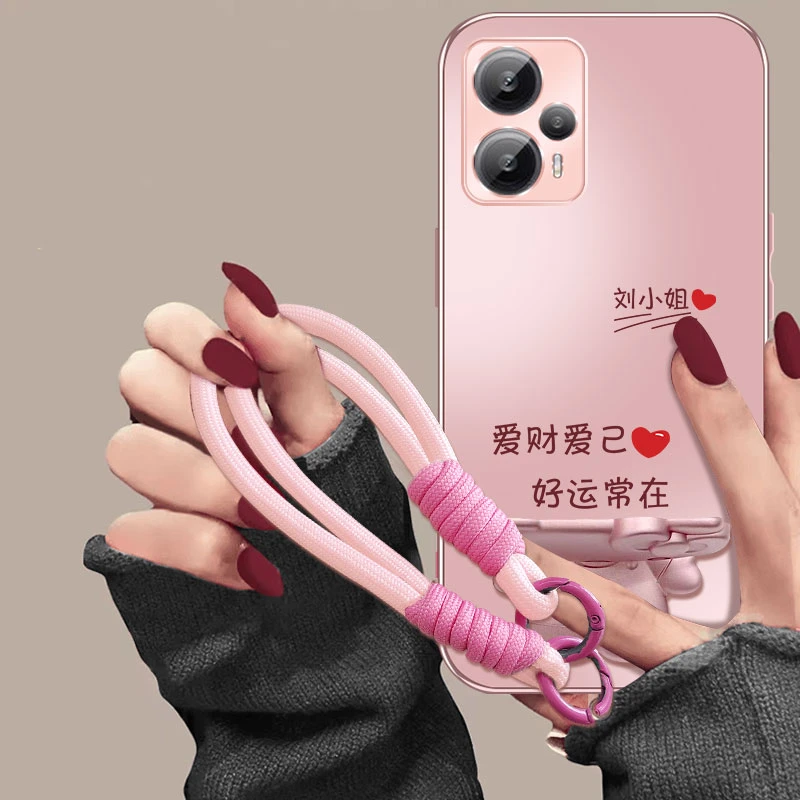 适用于红米note12Turbo手机壳爱财爱己AG磨砂百家姓超薄手机壳