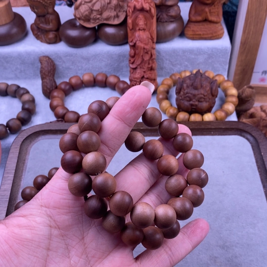 檀香木手串/手链灵*1.2，红肉奶香正区老山檀